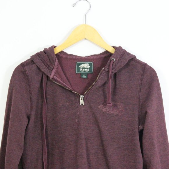 *Roots Purple  3/4 Zip Sweater - Picture 5 of 7